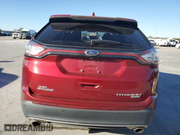 2016 Ford Edge Titanium with VIN 2FMPK3K92GBB05617, listed as a Copart auction lot 49150965 with 85,667 mi miles and Salvage Title. Bid and sale history available at carsss.com. Image 6.