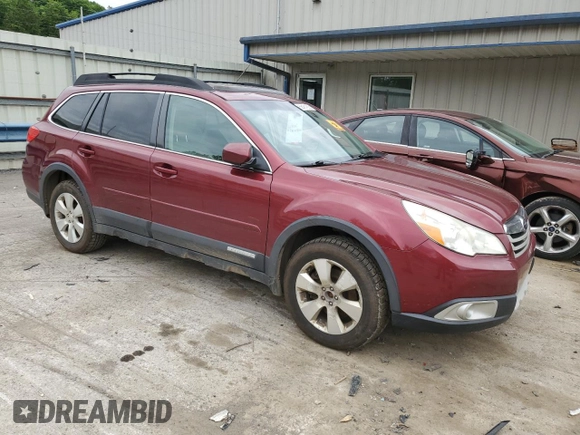 2011 Subaru Outback Limited Power Moon с VIN 4S4BRDLC5B2387966, выставлен на аукционе Copart как лот 58481965 с пробегом 184 731 миль миль и Списание • Salvage title. История ставок и продаж доступна на DreamBid. Изображение 4.