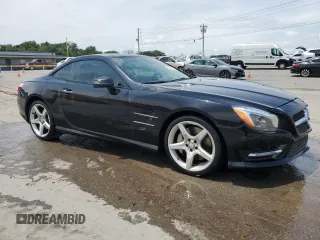 2015 Mercedes-Benz SL 400 with VIN WDDJK6FA4FF037405, listed as a Copart auction lot 61626415 with Not provided miles and Salvage title. Bid and sale history available at DreamBid. Image 4.