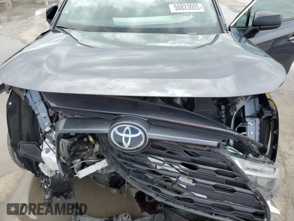 2023 Toyota RAV4 LE with VIN 2T3H1RFV5PC219583, listed as a Copart auction lot 50823005 with 33,551 mi miles and Salvage Title. Bid and sale history available at carsss.com. Image 12.