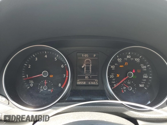 2016 Volkswagen Passat S with VIN 1VWAT7A32GC057139, listed as a Copart auction lot 58906035 with 80,558 mi miles and Salvage title. Bid and sale history available at DreamBid. Image 9.