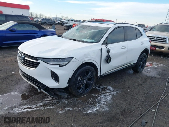 2022 Buick Envision Preferred with VIN LRBAZLR42ND022064, listed as a IAAI auction lot 41656353 with 68,530 mi miles and . Bid and sale history available at DreamBid. Image 21.