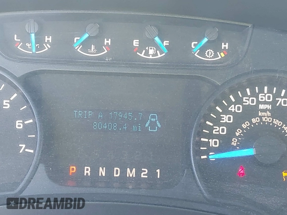 2013 Ford F-150 XL with VIN 1FTMF1EMXDKG20124, listed as a IAAI auction lot 41691986 with 80,408 mi miles. Bid and sale history available at carsss.com. Image 7.