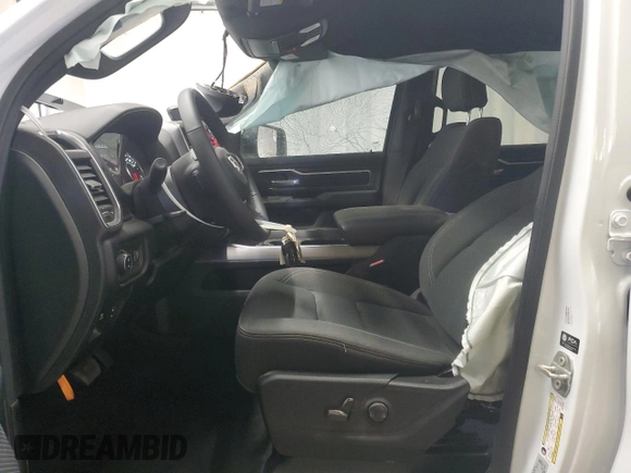2024 Ram 1500 Lone Star with VIN 1C6SRFFTXRN124870, listed as a Copart auction lot 83383294 with 1,065 mi miles and Clean title. Bid and sale history available at DreamBid. Image 7.