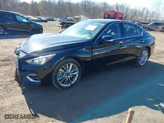 2020 Infiniti Q50 3.0t LUXE with VIN JN1EV7AR4LM256526, listed as a IAAI auction lot 41666434 with 31,652 mi miles. Bid and sale history available at carsss.com. Image 17.