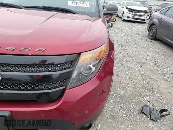 2013 Ford Explorer Sport with VIN 1FM5K8GT4DGC33144, listed as a Copart auction lot 43768165 with 163,170 mi miles and Salvage Title. Bid and sale history available at carsss.com. Image 12.