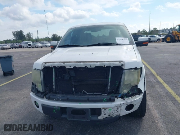 2010 Ford F-150 XL with VIN 1FTFX1CV0AKE45296, listed as a IAAI auction lot 41760317 with 208,459 mi miles. Bid and sale history available at carsss.com. Image 6.