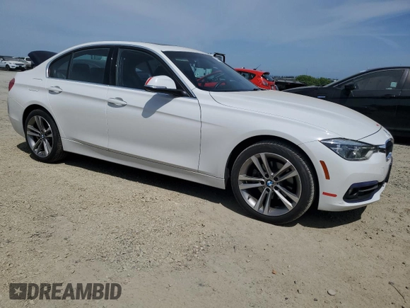 2018 BMW 3 Series 330i xDrive with VIN WBA8D9G56JNU71570, listed as a Copart auction lot 54071565 with 73,305 mi miles and Salvage title. Bid and sale history available at DreamBid. Image 4.