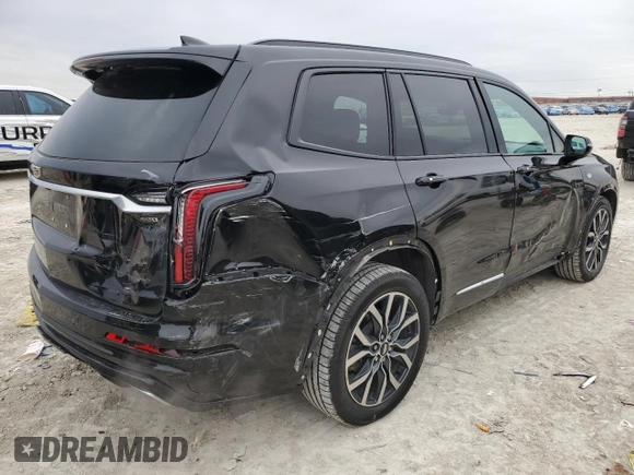 2021 Cadillac XT6 Sport z VIN 1GYKPGRS3MZ140296, wystawiony jako Copart lot #46094285 z przebiegiem 49 429 mil mil oraz Szkoda całkowita • Salvage title. Historia ofert i sprzedaży dostępna na DreamBid. Obrazek 3.