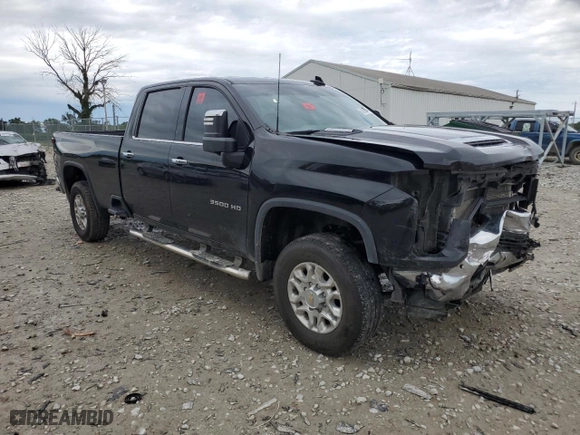 2022 Chevrolet Silverado 3500HD LTZ with VIN 1GC4YUEY5NF353337, listed as a Copart auction lot 62393394 with 51,284 mi miles and Salvage Title. Bid and sale history available at carsss.com. Image 4.