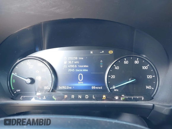 2022 Ford Escape SE Hybrid with VIN 1FMCU9BZXNUA45654, listed as a IAAI auction lot 41950858 with 54,792 mi miles and . Bid and sale history available at carsss.com. Image 7.