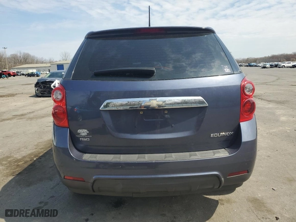 2013 Chevrolet Equinox LS with VIN 2GNFLCEK1D6284630, listed as a Copart auction lot 50957535 with 122,311 mi miles and Salvage Title. Bid and sale history available at carsss.com. Image 6.
