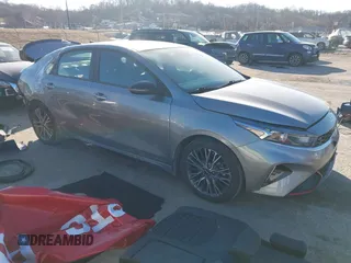 2023 Kia Forte GT-Line with VIN 3KPF54AD7PE632192, listed as a IAAI auction lot 41434970 with 92,863 mi miles. Bid and sale history available at carsss.com. Image 1.