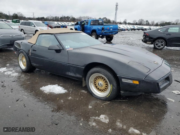 1987 Chevrolet Corvette with VIN 1G1YY3184H5119288, listed as a Copart auction lot 45191605 with 52,340 mi miles and Salvage Title. Bid and sale history available at carsss.com. Image 4.