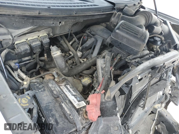 2010 Ford F-150 XL with VIN 1FTFW1EV9AFB85750, listed as a Copart auction lot 54044555 with 205,053 mi miles and Salvage Title. Bid and sale history available at carsss.com. Image 11.