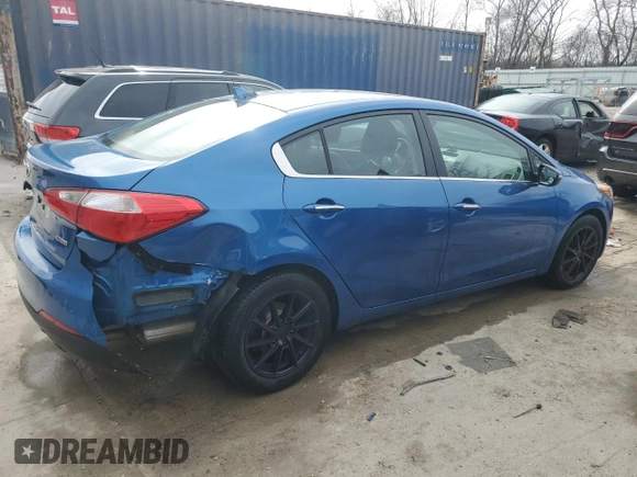 2014 Kia Forte EX with VIN KNAFZ4A89E5202094, listed as a Copart auction lot 52289655 with 57,566 mi miles and Clean Title. Bid and sale history available at carsss.com. Image 3.