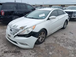2013 Hyundai Sonata GLS with VIN 5NPEB4ACXDH725856, listed as a IAAI auction lot 41894412 with 137,855 mi miles and . Bid and sale history available at carsss.com. Image 2.