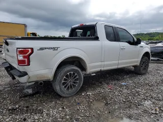 2018 Ford F-150 XL with VIN 1FTFX1EG2JFC83274, listed as a Copart auction lot 55134915 with 89,875 mi miles and Salvage title. Bid and sale history available at DreamBid. Image 3.