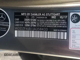 2018 Mercedes-Benz E-Class E 300 with VIN WDDZF4JB1JA358433, listed as a Copart auction lot 71467222 with 60,742 mi miles. Bid and sale history available at carsss.com. Image 15.