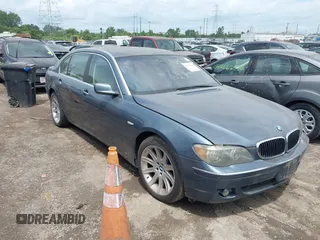 2006 BMW 7 Series 750Li with VIN WBAHN83576DT62514, listed as a IAAI auction lot 42657343 with Not provided miles and . Bid and sale history available at DreamBid. Image 1.