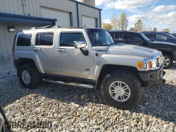 2007 Hummer H3 SUV with VIN 5GTDN13E278145531, listed as a Copart auction lot 75844314 with 182,009 mi miles and Clean Title. Bid and sale history available at carsss.com. Image 4.