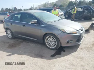 2014 Ford Focus Titanium with VIN 1FADP3J21EL299718, listed as a IAAI auction lot 41788080 with 91,748 mi miles. Bid and sale history available at carsss.com. Image 1.