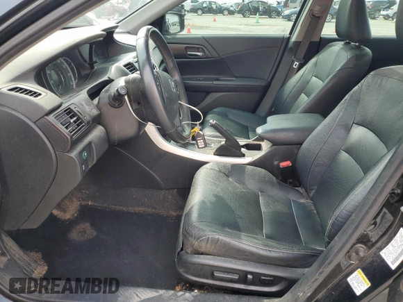 2013 Honda Accord EX-L with VIN 1HGCR2F83DA153517, listed as a Copart auction lot 54852775 with 239,223 mi miles and Salvage Title. Bid and sale history available at DreamBid. Image 7.