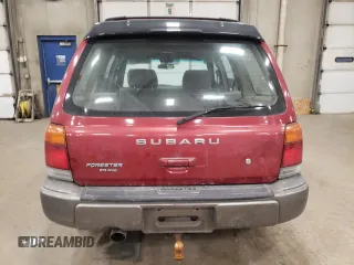 1999 Subaru Forester S with VIN JF1SF6557XG743096, listed as a Copart auction lot 43193605 with 284,495 mi miles and Salvage Title. Bid and sale history available at carsss.com. Image 6.