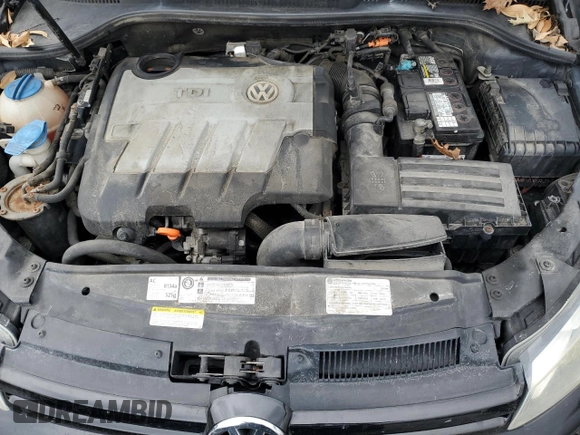 2012 Volkswagen Golf TDI z VIN WVWDM7AJ4CW350268, wystawiony jako Copart lot #85113574 z przebiegiem 184 847 mil mil oraz Szkoda całkowita • Salvage title. Historia ofert i sprzedaży dostępna na DreamBid. Obrazek 11.