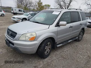 2005 Honda Pilot EX-L with RES with VIN 5FNYF186X5B062577, listed as a IAAI auction lot 42018093 with 209,321 mi miles. Bid and sale history available at carsss.com. Image 2.