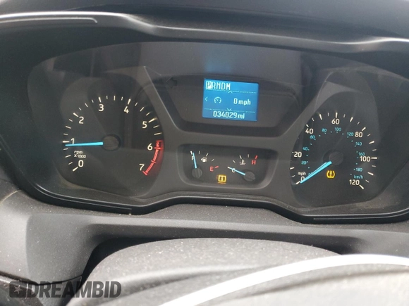 2017 Ford Transit Passenger XL with VIN 1FBAX2XG9HKA16734, listed as a Copart auction lot 44438005 with 34,029 mi miles and Salvage Title. Bid and sale history available at carsss.com. Image 9.