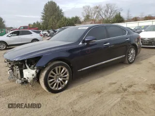 2013 Lexus LS with VIN JTHDU1EFXD5016254, listed as a Copart auction lot 81097224 with 127,856 mi miles and Salvage title. Bid and sale history available at DreamBid. Image 1.