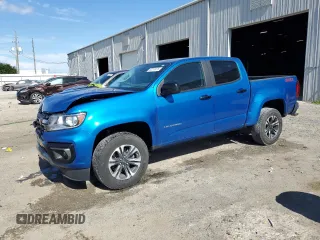 2022 Chevrolet Colorado 2WD Z71 with VIN 1GCGSDEN5N1300915, listed as a Copart auction lot 62213675 with 26,239 mi miles and Salvage title. Bid and sale history available at DreamBid. Image 1.