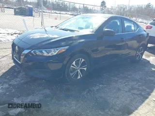 2022 Nissan Sentra SV with VIN 3N1AB8CV9NY235680, listed as a IAAI auction lot 41523366 with 27,277 mi miles and . Bid and sale history available at DreamBid. Image 2.