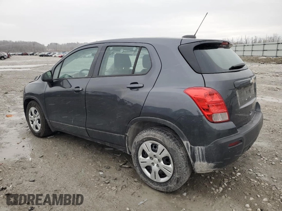 2016 Chevrolet Trax LS with VIN 3GNCJKSB1GL245561, listed as a Copart auction lot 47988605 with 260,028 mi miles and Salvage Title. Bid and sale history available at carsss.com. Image 2.