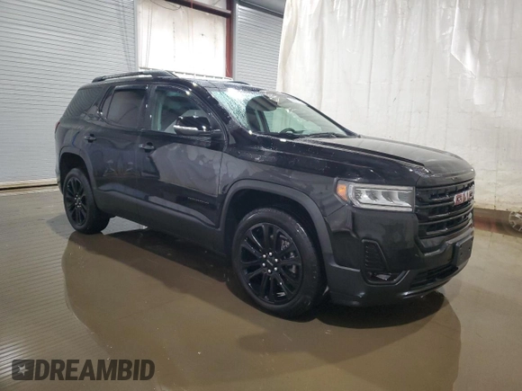 2023 GMC Acadia SLT with VIN 1GKKNULS3PZ259333, listed as a Copart auction lot 44587145 with 9,240 mi miles and Salvage Title. Bid and sale history available at DreamBid. Image 4.