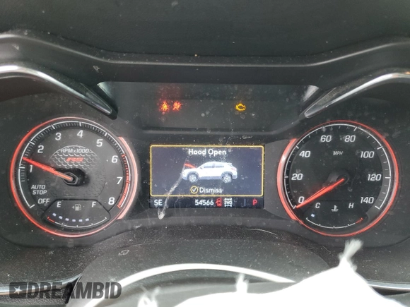 2022 Chevrolet TrailBlazer RS with VIN KL79MUSL7NB106352, listed as a Copart auction lot 50310445 with 54,566 mi miles and Salvage Title. Bid and sale history available at DreamBid. Image 9.