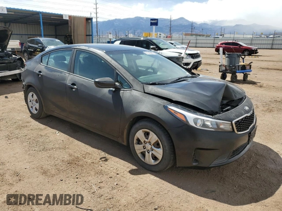 2017 Kia Forte LX with VIN 3KPFK4A70HE116356, listed as a Copart auction lot 51543985 with 83,380 mi miles and Salvage Title. Bid and sale history available at carsss.com. Image 4.
