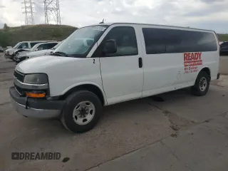 2014 Chevrolet Express Passenger LT с VIN 1GAZG1FGXE1157798, выставлен на аукционе Copart как лот 64301595 с пробегом 272 982 миль миль и Чистый • Clean title. История ставок и продаж доступна на DreamBid. Изображение 1.