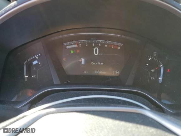 2019 Honda CR-V EX with VIN 2HKRW2H50KH654679, listed as a Copart auction lot 48600925 with 64,990 mi miles and Salvage Title. Bid and sale history available at carsss.com. Image 9.