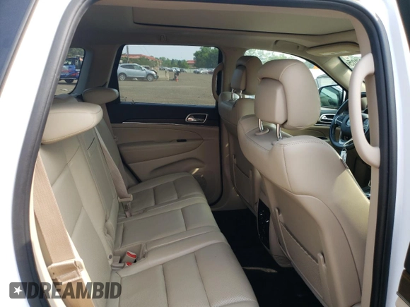 2016 Jeep Grand Cherokee Limited with VIN 1C4RJFBG0GC447762, listed as a Copart auction lot 59612705 with 66,183 mi miles and Salvage title. Bid and sale history available at DreamBid. Image 10.