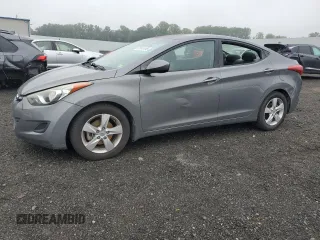 2013 Hyundai Elantra GLS with VIN 5NPDH4AE6DH244787, listed as a Copart auction lot 62341485 with 29,456 mi miles and Salvage title. Bid and sale history available at DreamBid. Image 1.