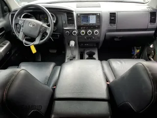 2021 Toyota Sequoia TRD Pro with VIN 5TDEY5B19MS186271, listed as a Copart auction lot 77642514 with 44,172 mi miles and Salvage Title. Bid and sale history available at carsss.com. Image 8.