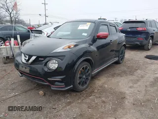 2015 Nissan Juke S with VIN JN8AF5MVXFT561730, listed as a IAAI auction lot 41497780 with 54,408 mi miles and . Bid and sale history available at carsss.com. Image 2.