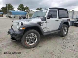 2022 Jeep Wrangler Sport with VIN 1C4GJXAG4NW195637, listed as a Copart auction lot 51852175 with 35,981 mi miles and Salvage title. Bid and sale history available at DreamBid. Image 1.