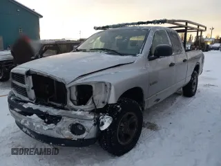 2008 Dodge 1500 ST with VIN 1D7HU18N48S597608, listed as a Copart auction lot 83899774 with 206,826 mi miles and Salvage Title. Bid and sale history available at DreamBid. Image 1.