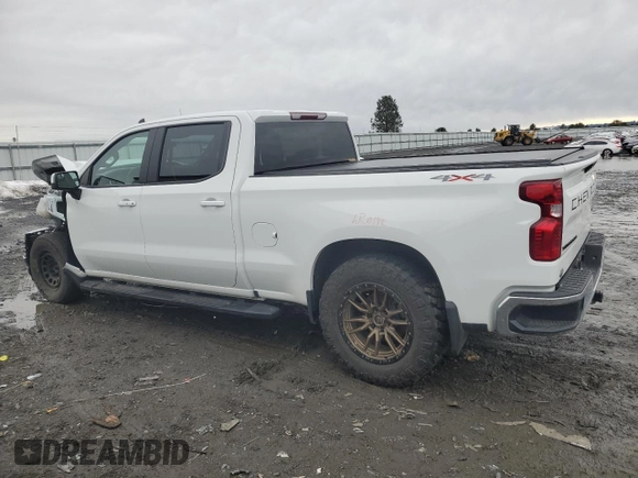 2022 Chevrolet Silverado 1500 LT with VIN 1GCUYDED3NZ155464, listed as a Copart auction lot 45706765 with 45,565 mi miles and Salvage Title. Bid and sale history available at DreamBid. Image 2.