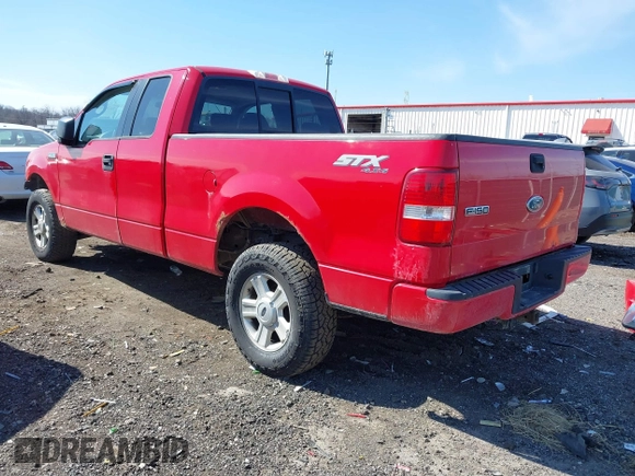 2005 Ford F-150 STX with VIN 1FTRX14W25NA45992, listed as a IAAI auction lot 41702409 with 202,867 mi miles. Bid and sale history available at carsss.com. Image 3.