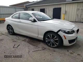 2018 BMW 2 Series 230i with VIN WBA2J1C52JVD09153, listed as a Copart auction lot 58341493 with 36,163 mi miles. Bid and sale history available at carsss.com. Image 4.