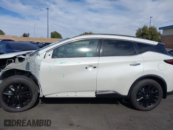 2023 Nissan Murano SV with VIN 5N1AZ2BJXPC110599, listed as a IAAI auction lot 41488995 with 7,412 mi miles. Bid and sale history available at carsss.com. Image 15.